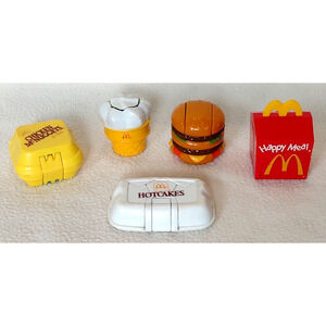 (5) 1990 McDonalds McDino Changeables Happy Meal Toys